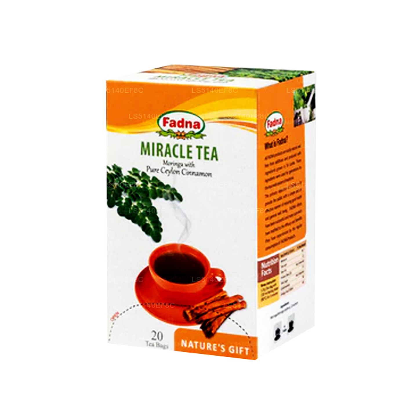 Fadna Moringa mit Zimt (40 g) 20 Teebeutel