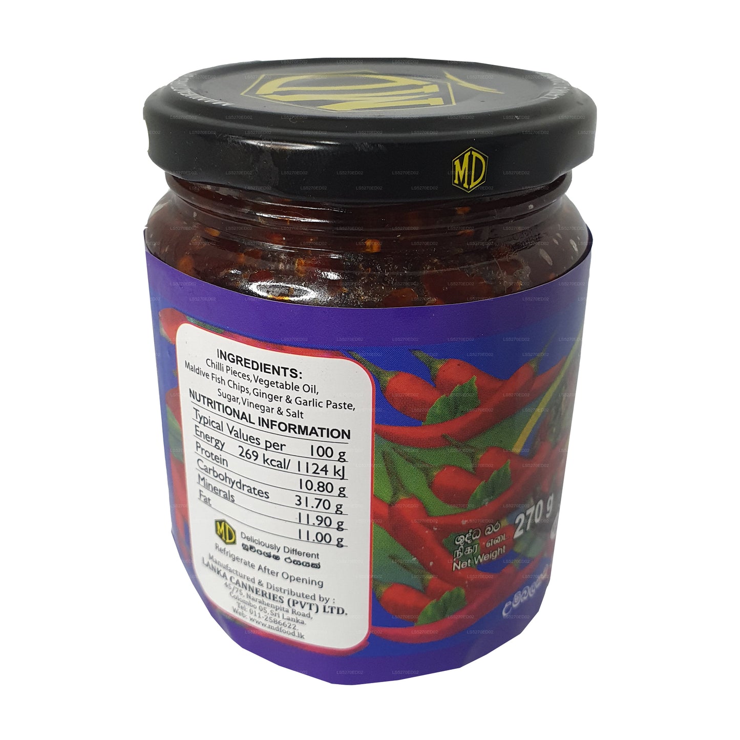 MD Chinesische Chilipaste mit Maledivenfisch (270 g)