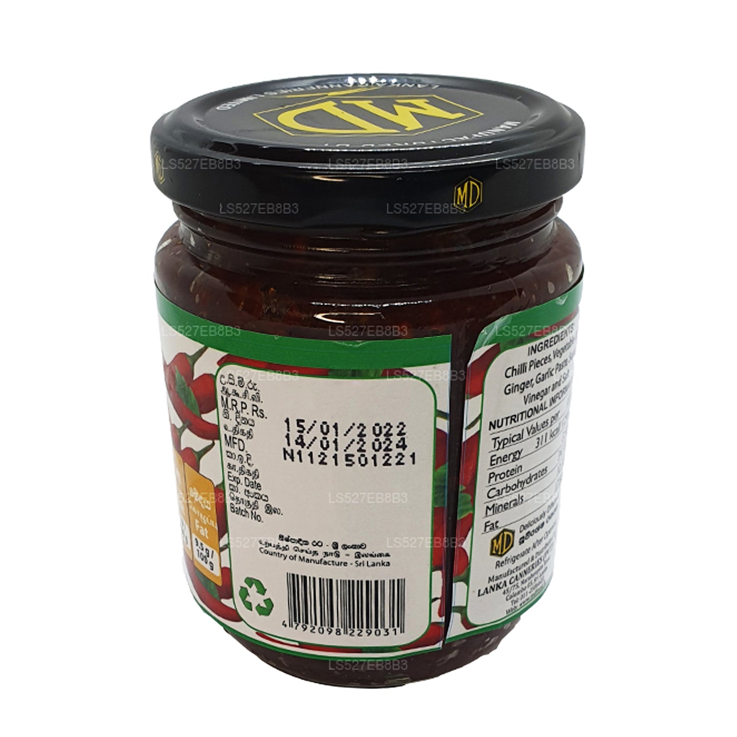 MD Vegetarische chinesische Chilipaste (270 g)