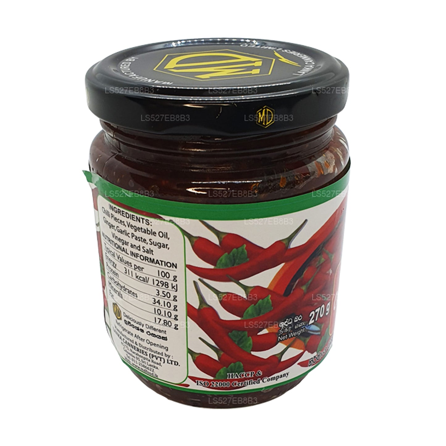 MD Vegetarische chinesische Chilipaste (270 g)