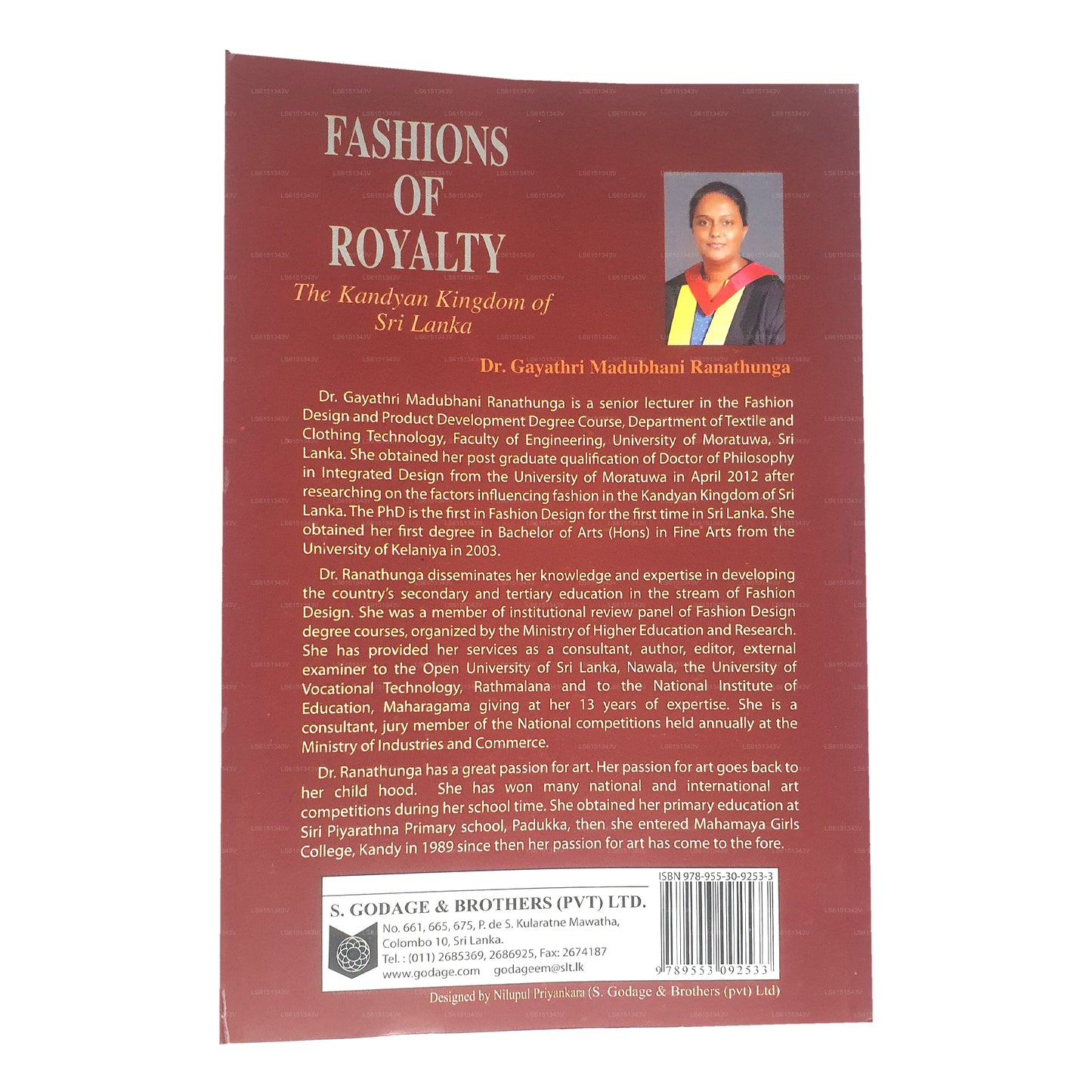 Mode des Königshauses (Das Kandyan-Königreich Sri Lanka) 