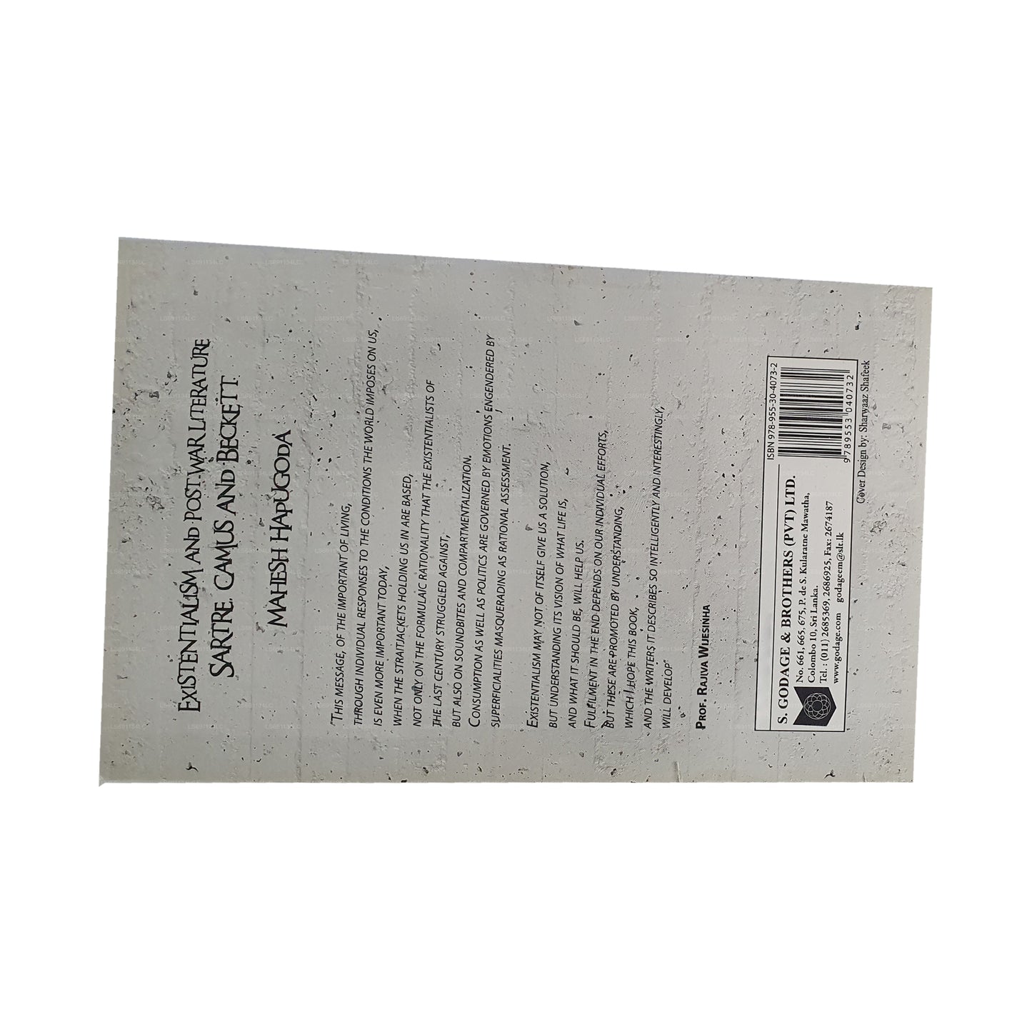 Existenzialismus und Nachkriegsliteratur Sartre Camus und Beckett 
