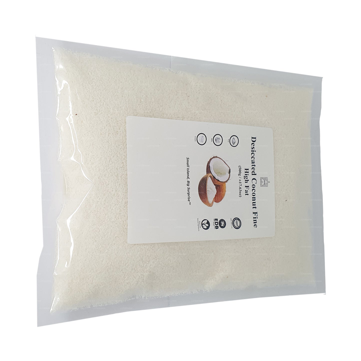 Lakpura Kokosraspeln Fein - Hoher Fettgehalt (500g)