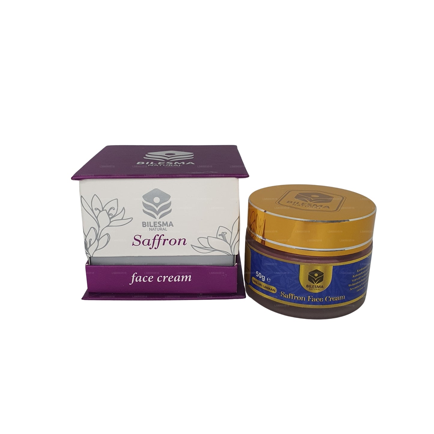 Bilesma Natürliche Safran-Gesichtscreme (50 ml)