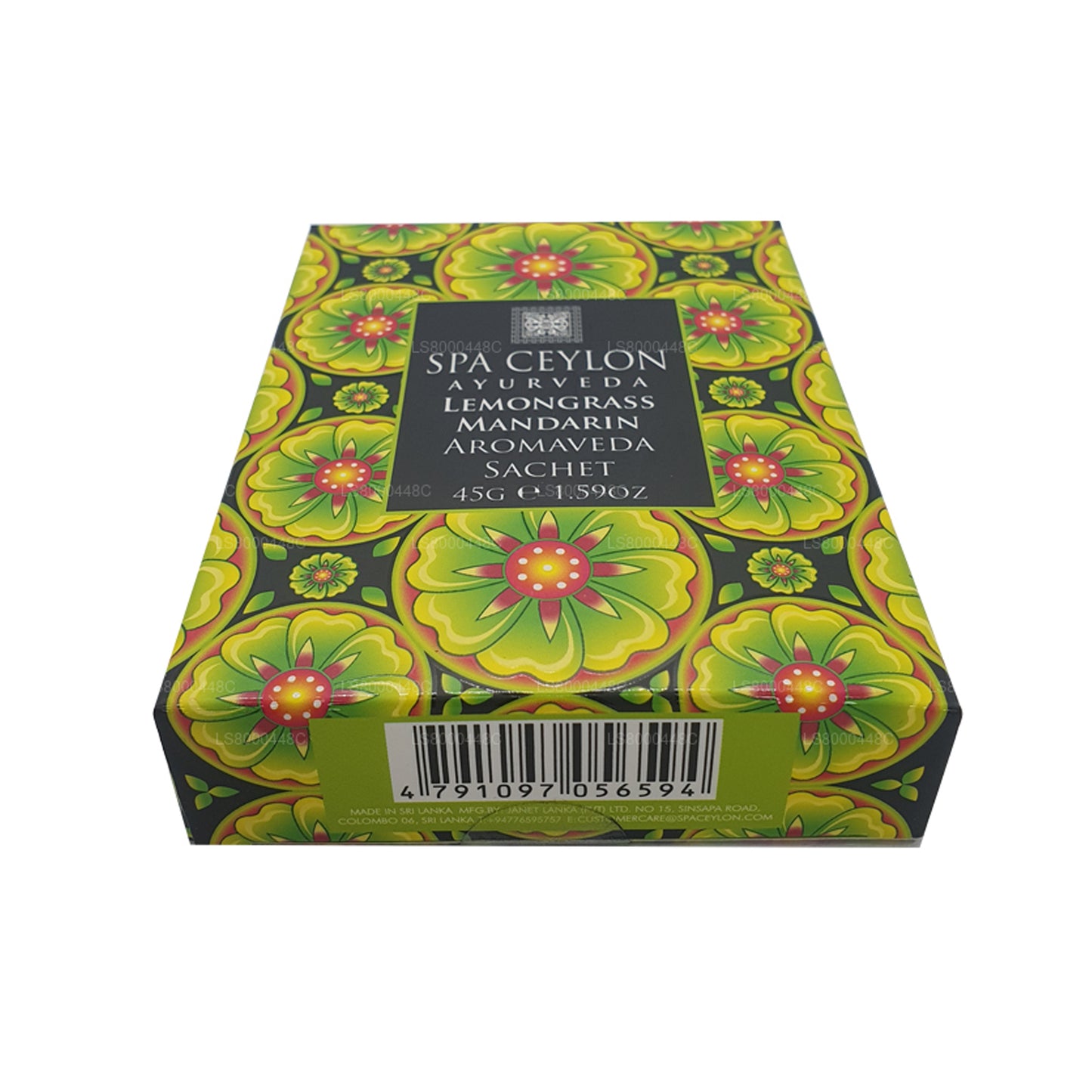Spa Ceylon Aromabeutel Zitronengras Mandarine Aromaveda (45 g)