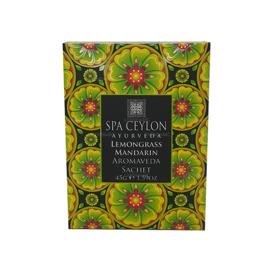 Spa Ceylon Aromabeutel Zitronengras Mandarine Aromaveda (45 g)