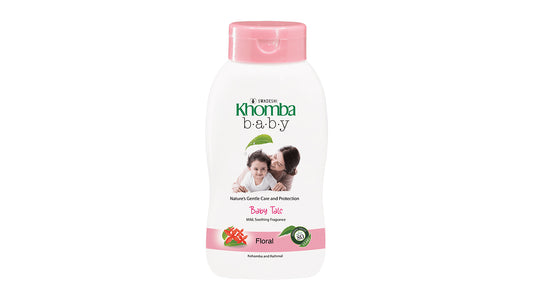 Swadeshi Khomba Babytalkum, Blumenmuster, 100 g