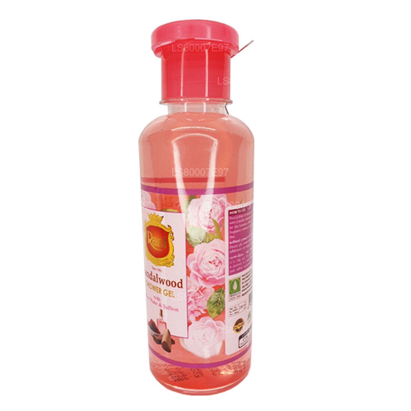 Swadeshi Rani Sandelwood Duschgel Rosenwasser & Safran (250 ml)