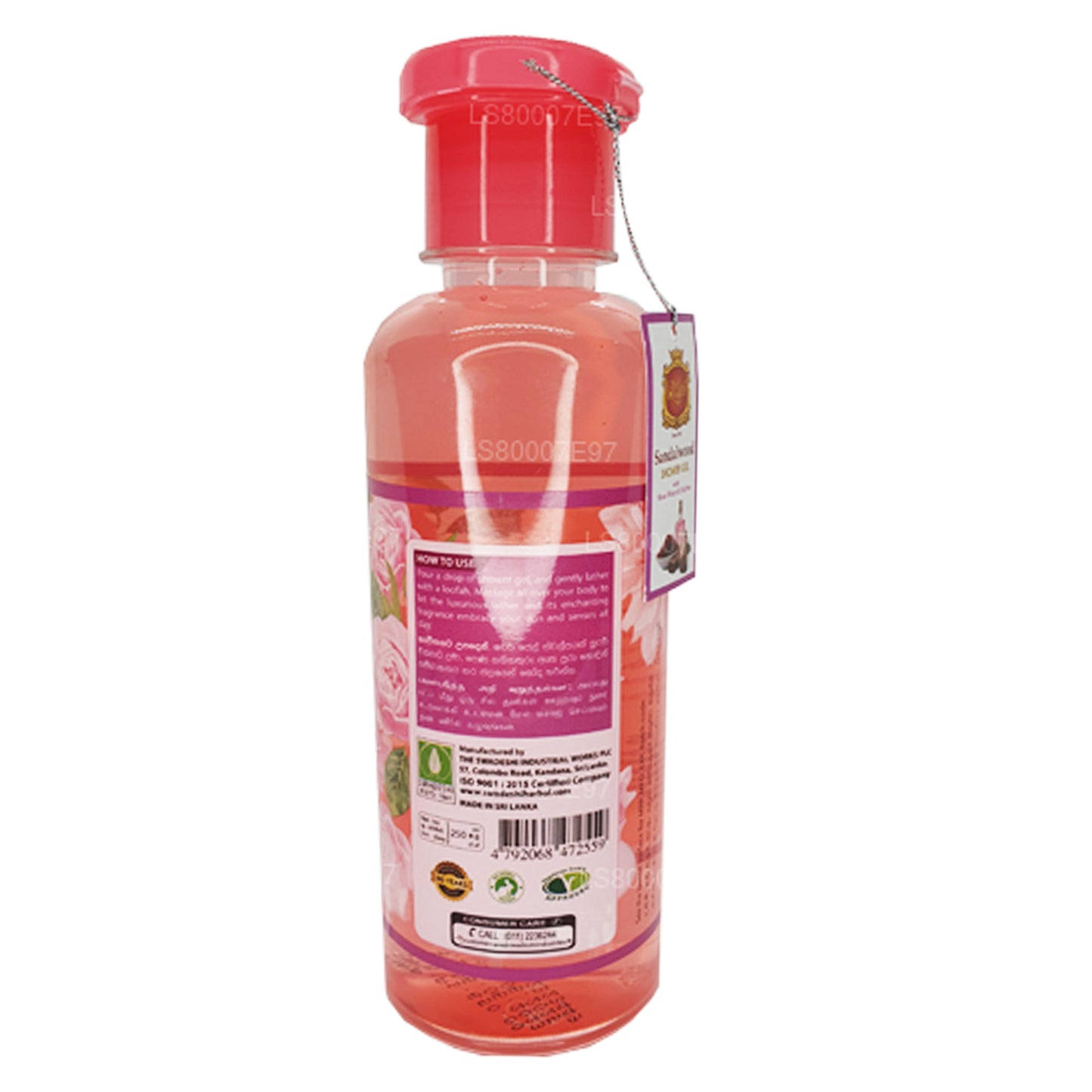 Swadeshi Rani Sandelwood Duschgel Rosenwasser & Safran (250 ml)