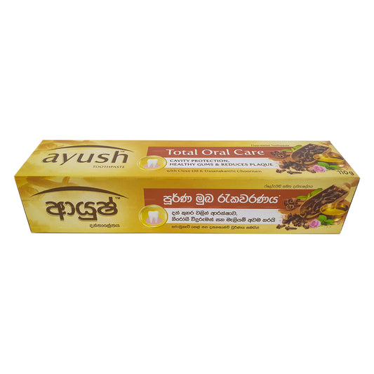 Ayush Zahnpasta mit Nelkenöl gegen Karies