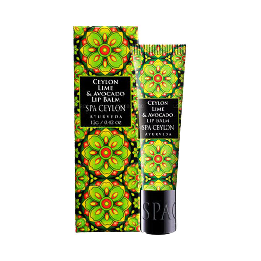 Spa Ceylon Ceylon Limetten- und Avocado-Lippenbalsam, 12 g