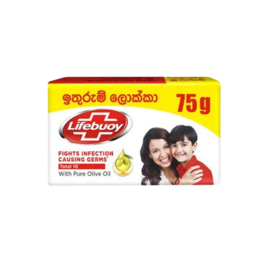 Lifebuoy Total 10 Körperseife mit reinem Olivenöl (100 g)