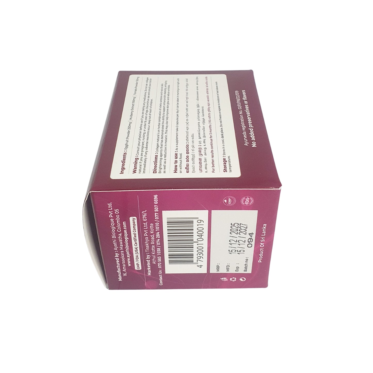 Clif Collagen Natural (60 Kapseln)