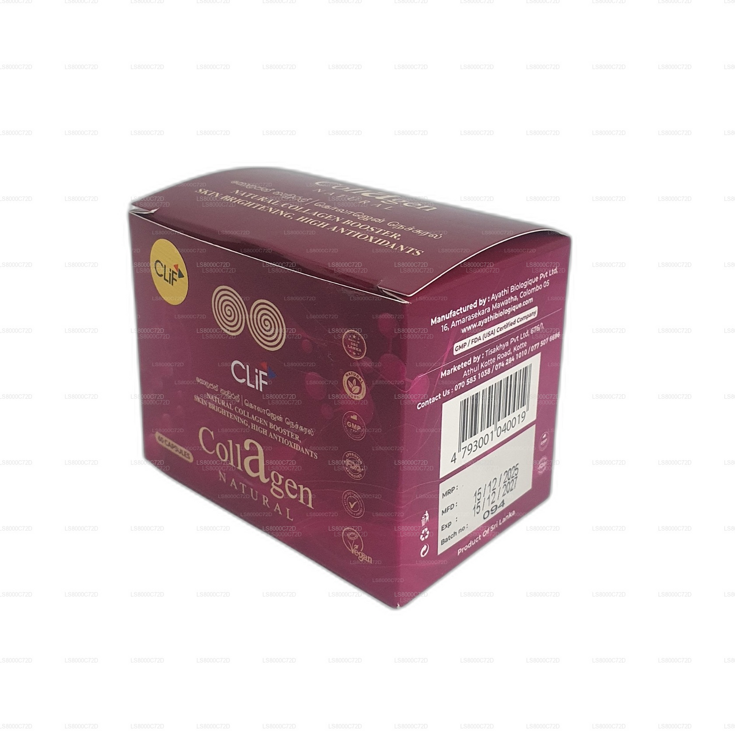 Clif Collagen Natural (60 Kapseln)
