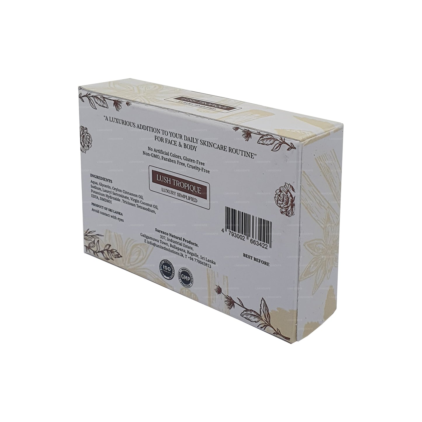 Surenco Natürliche Zimt-Glycerin-Seife