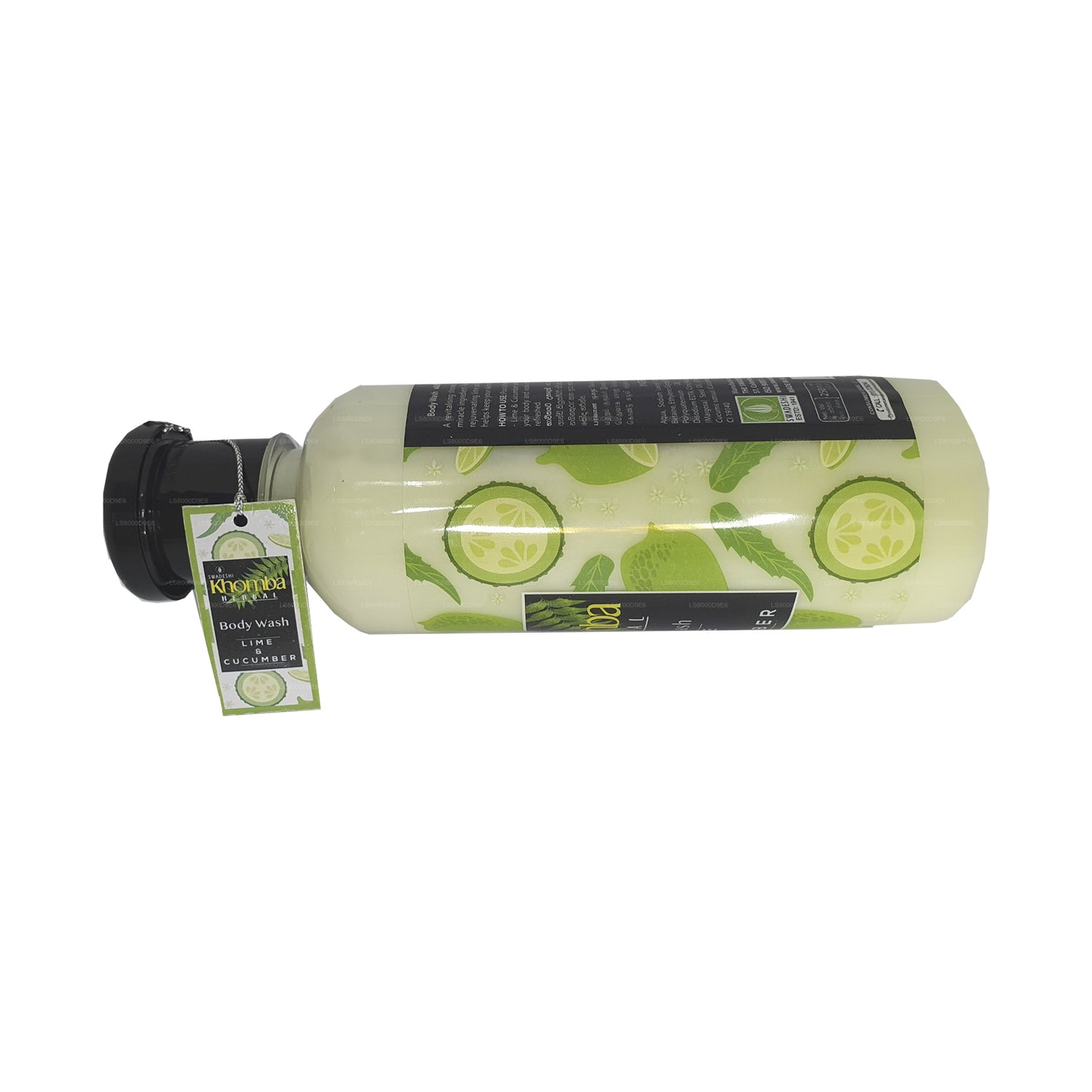 Swadeshi Khomba Limetten- und Gurken-Körperwaschmittel (250 ml)