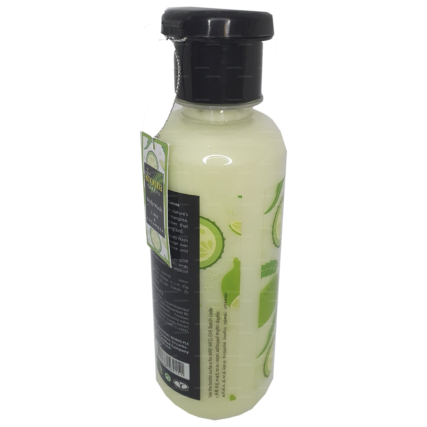 Swadeshi Khomba Limetten- und Gurken-Körperwaschmittel (250 ml)