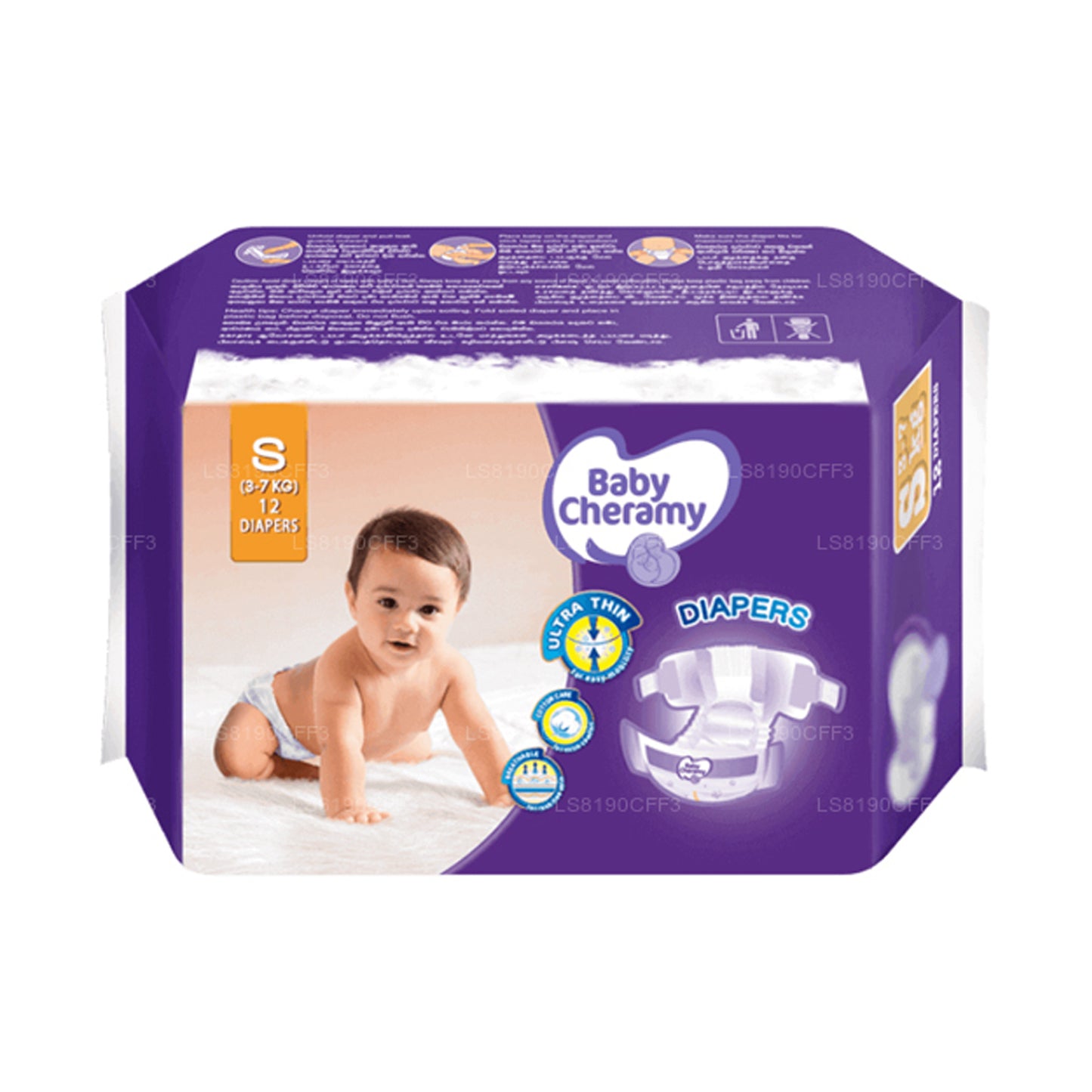 Baby Cheramy Babywindeln (12er-Pack)