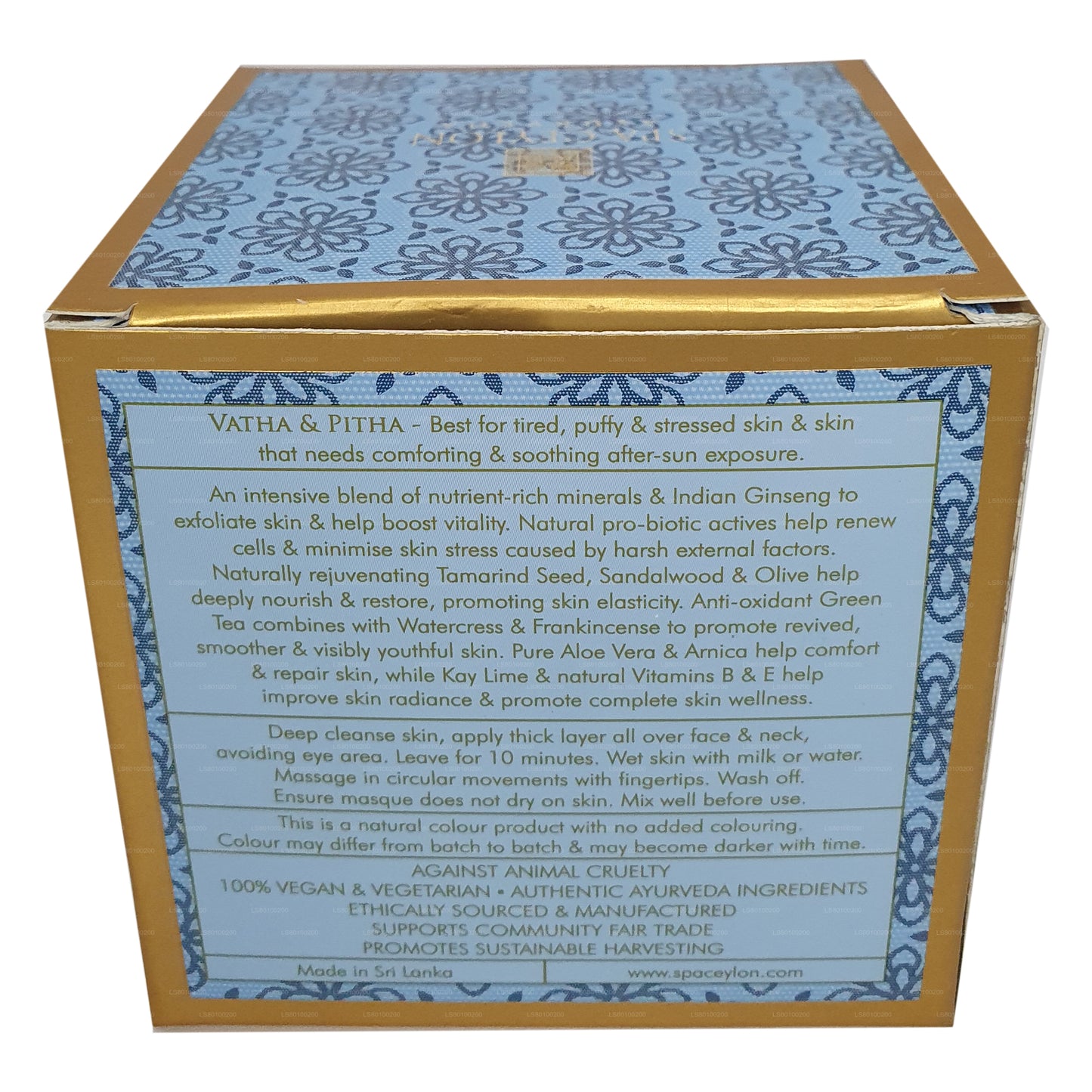 Spa Ceylon Skin De-Stress Ashwagandha Reviva Poliermaske (200 g)