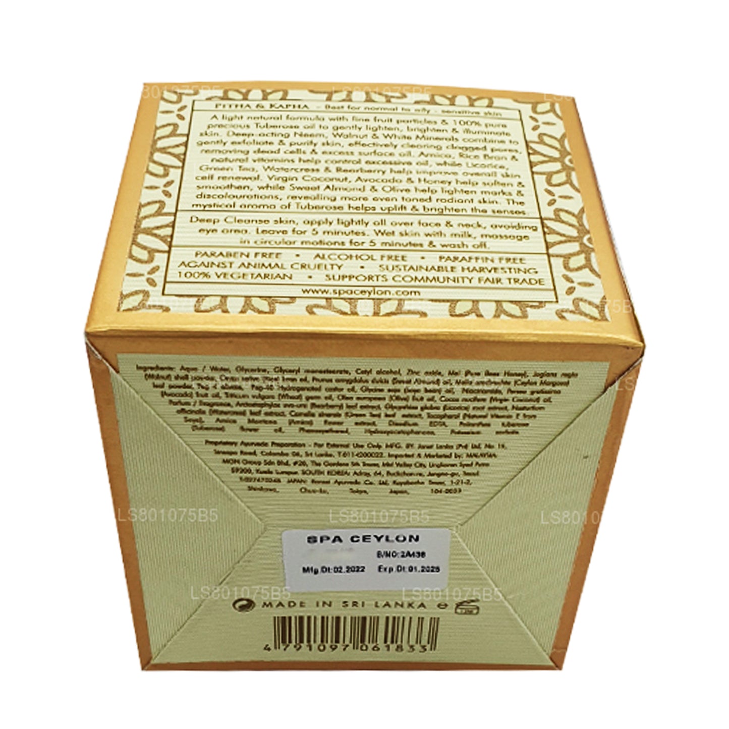 Spa Ceylon White Tuberose Gesichtspeeling (100 g)