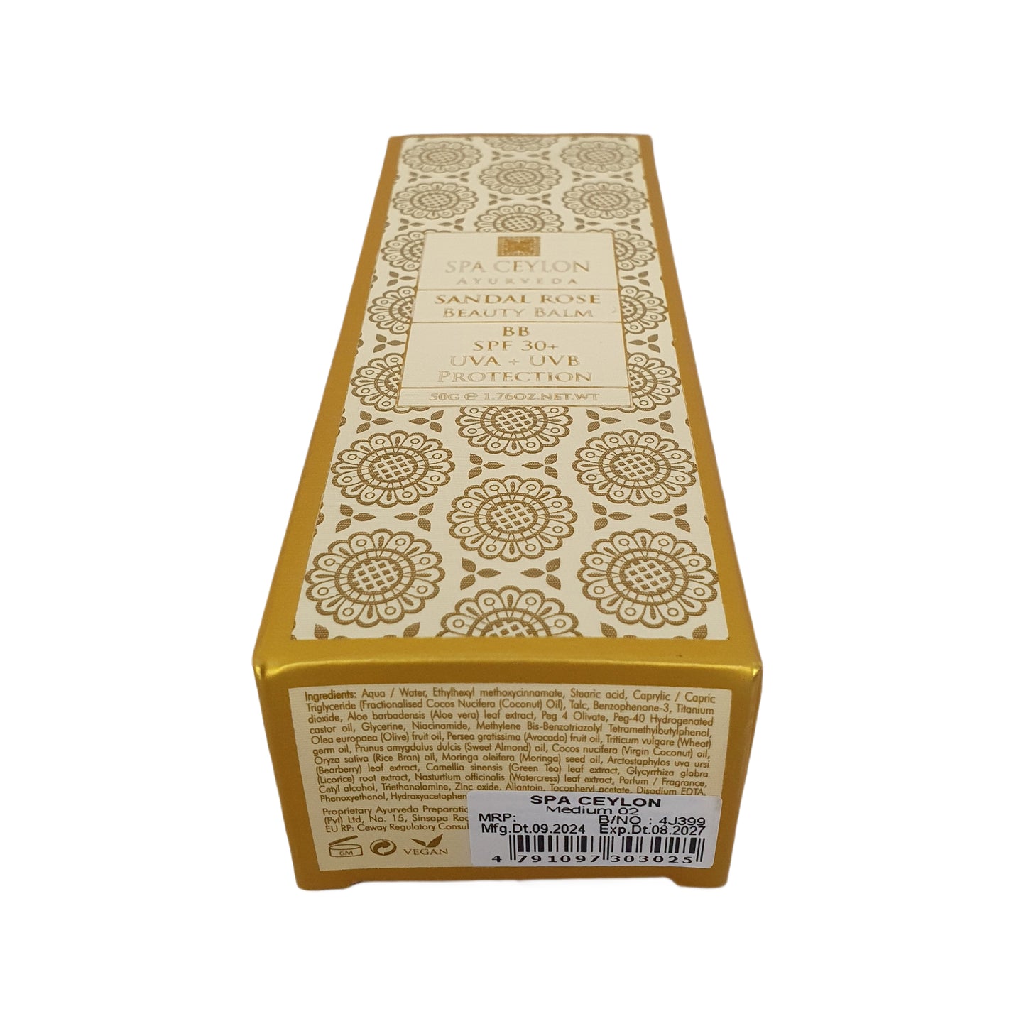 Spa Ceylon Sandal Rose Schönheitsbalsam, Größe M (50 g)