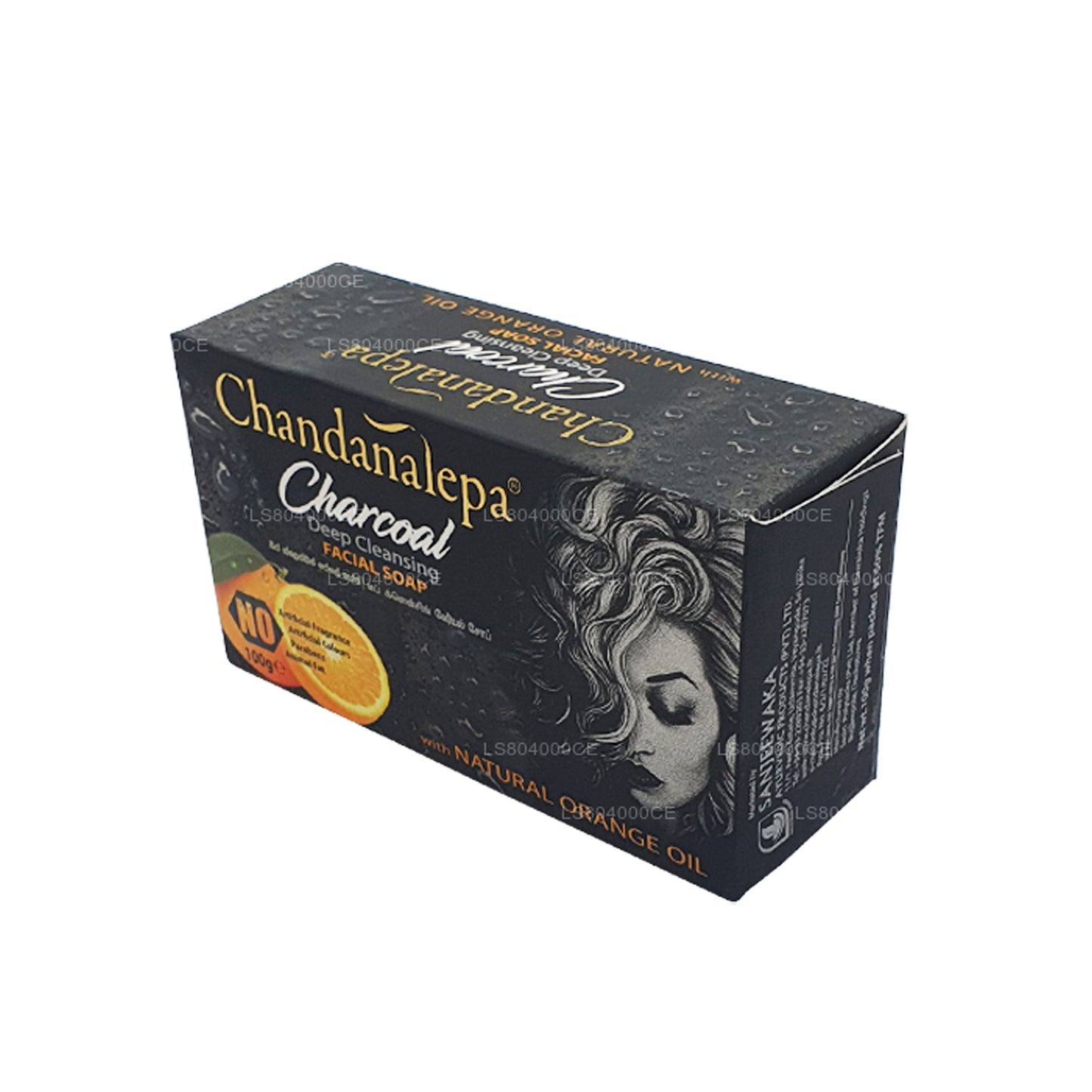 Chandanalepa Charcoal Tiefenreinigungsriegel (100 g)