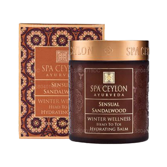 Spa Ceylon Sensual Sandalwood Winter Wellness Feuchtigkeitsbalsam von Kopf bis Fuß (100 g)
