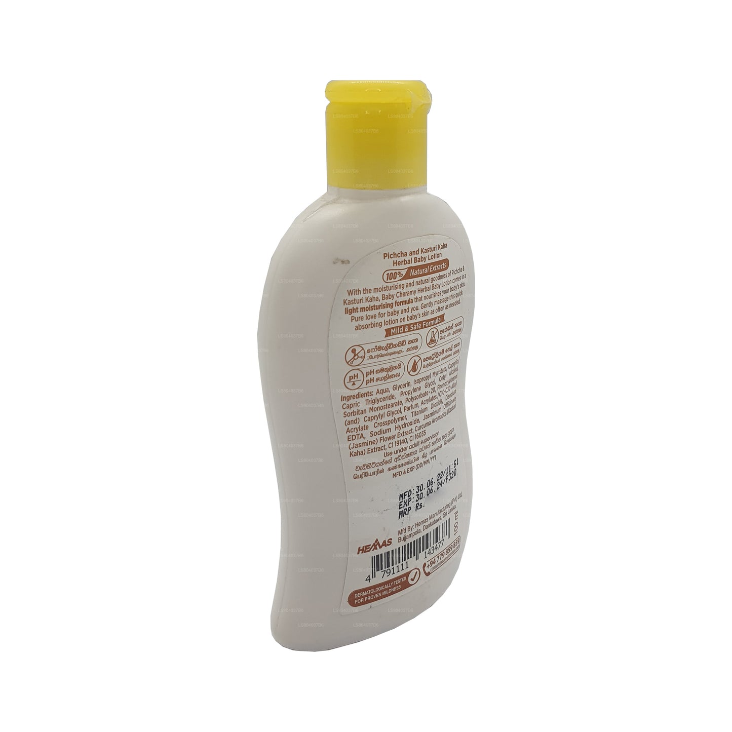 Baby Cheramy Pichcha und Kasturi Kaha Kräuterlotion (100 ml)