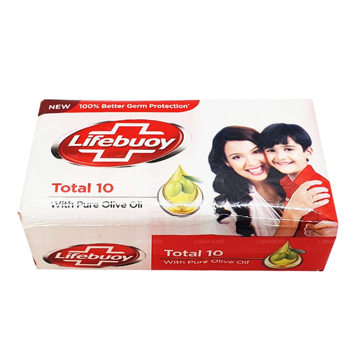 Lifebuoy Total 10 Körperseife mit reinem Olivenöl (100 g)