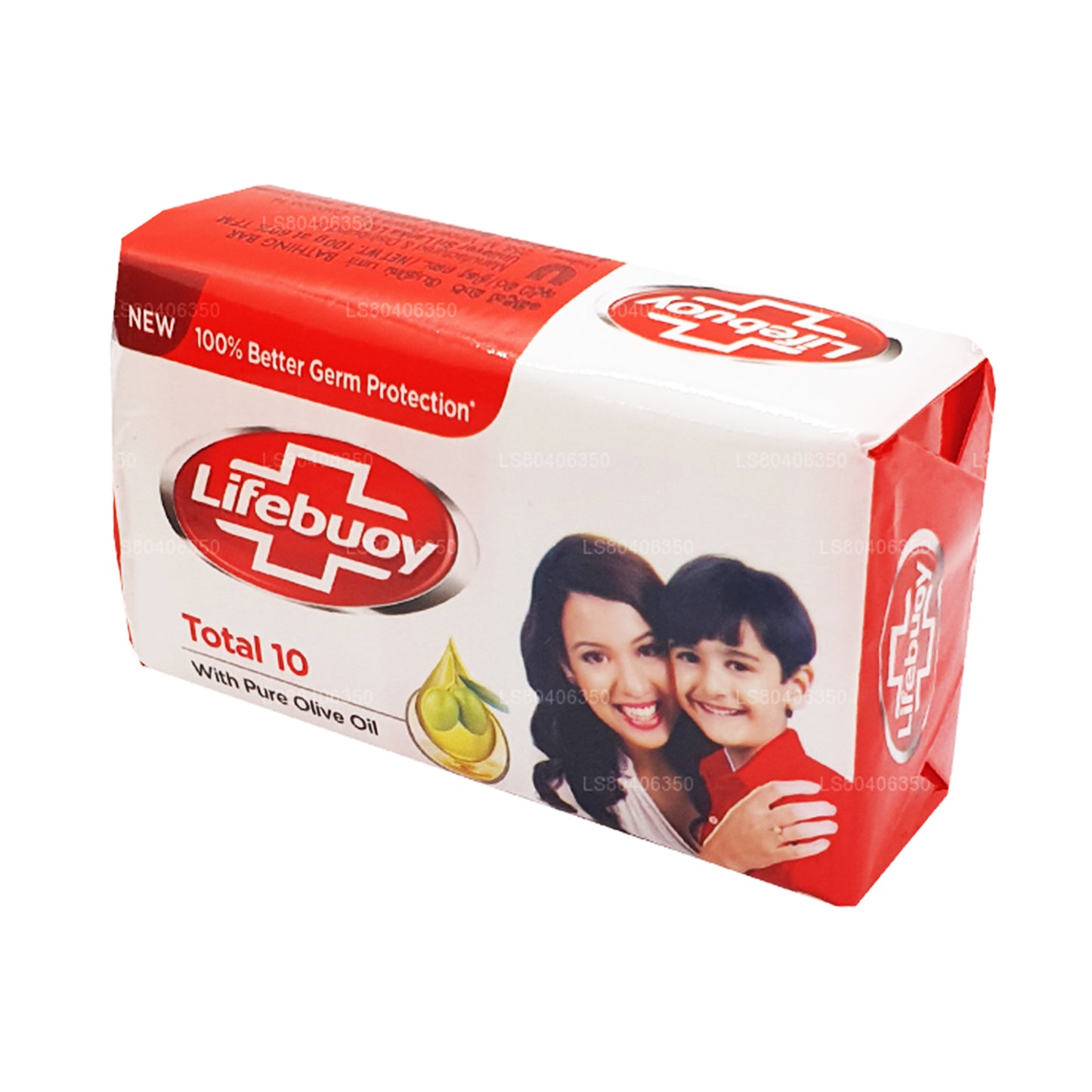 Lifebuoy Total 10 Körperseife mit reinem Olivenöl (100 g)