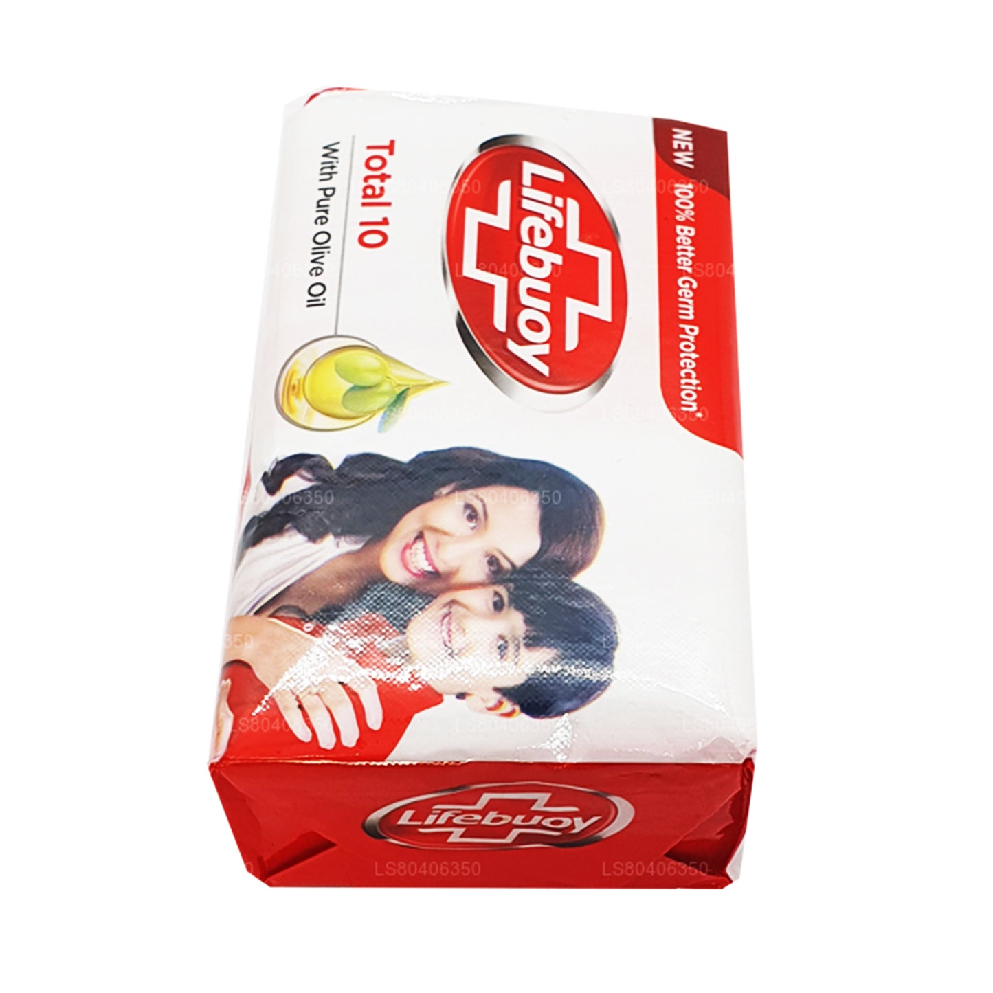 Lifebuoy Total 10 Körperseife mit reinem Olivenöl (100 g)