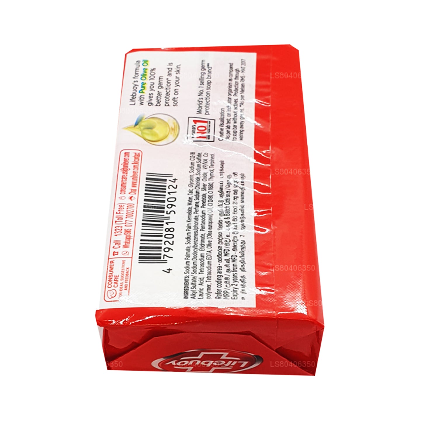 Lifebuoy Total 10 Körperseife mit reinem Olivenöl (100 g)