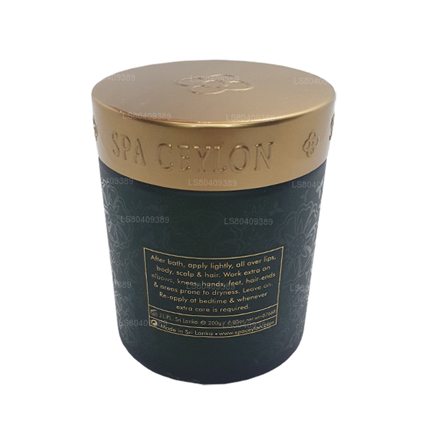Spa Ceylon Zitronengras Mandarine Winter Wellness Feuchtigkeitsbalsam von Kopf bis Fuß (200 g)