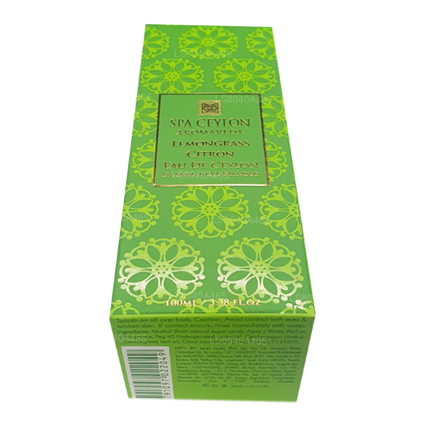 Spa Ceylon Zitronengras Zitronengras Eau De Ceylon (100 ml)