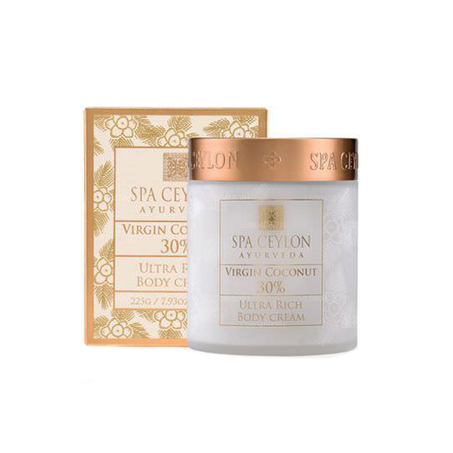 Spa Ceylon Virgin Coconut 30% - Extrem reichhaltige Körpercreme (200 g)