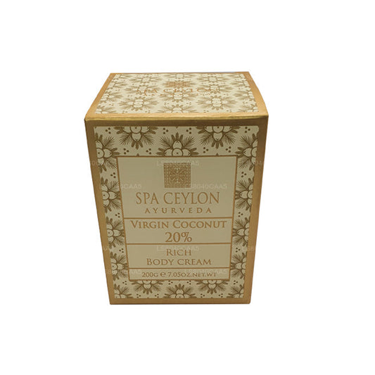 Spa Ceylon Virgin Coconut 20% Reichhaltige Körpercreme (200g)