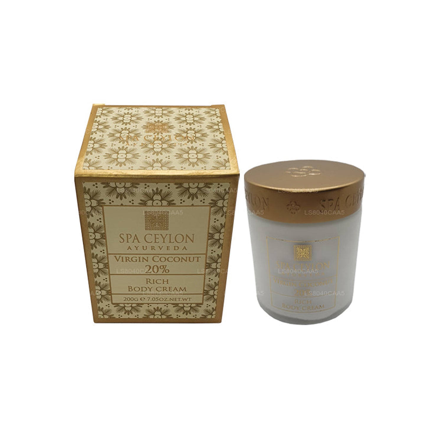 Spa Ceylon Virgin Coconut 20% Reichhaltige Körpercreme (200g)