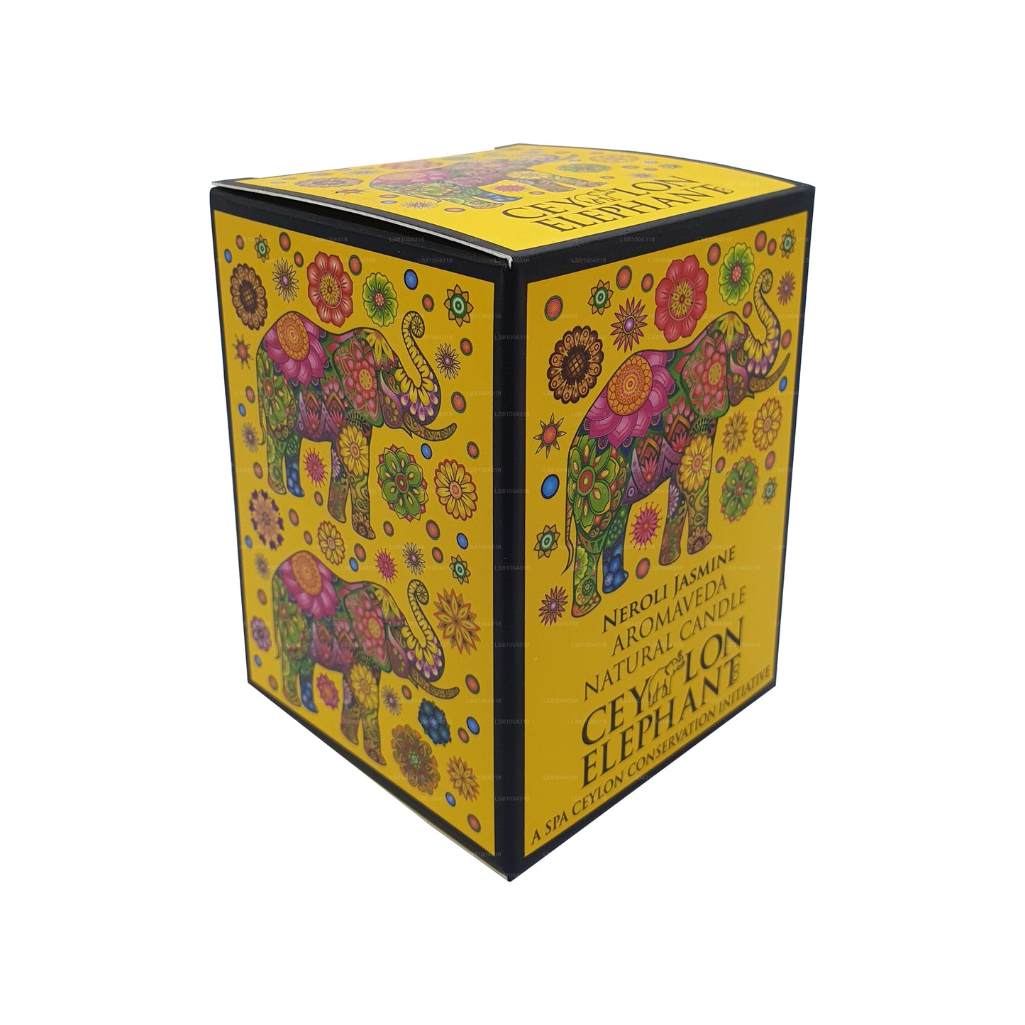 Spa Ceylon Ceylon Elefant Neroli Jasmin – Aromaveda natürliche Kerze (50 g)