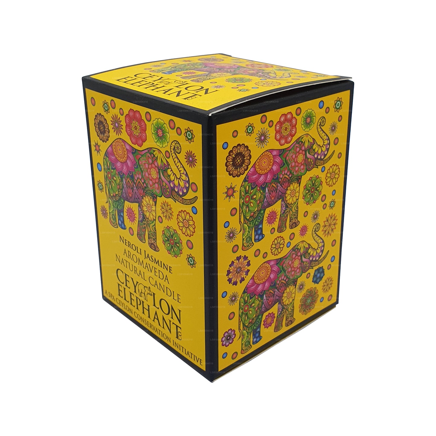 Spa Ceylon Ceylon Elefant Neroli Jasmin – Aromaveda natürliche Kerze (50 g)