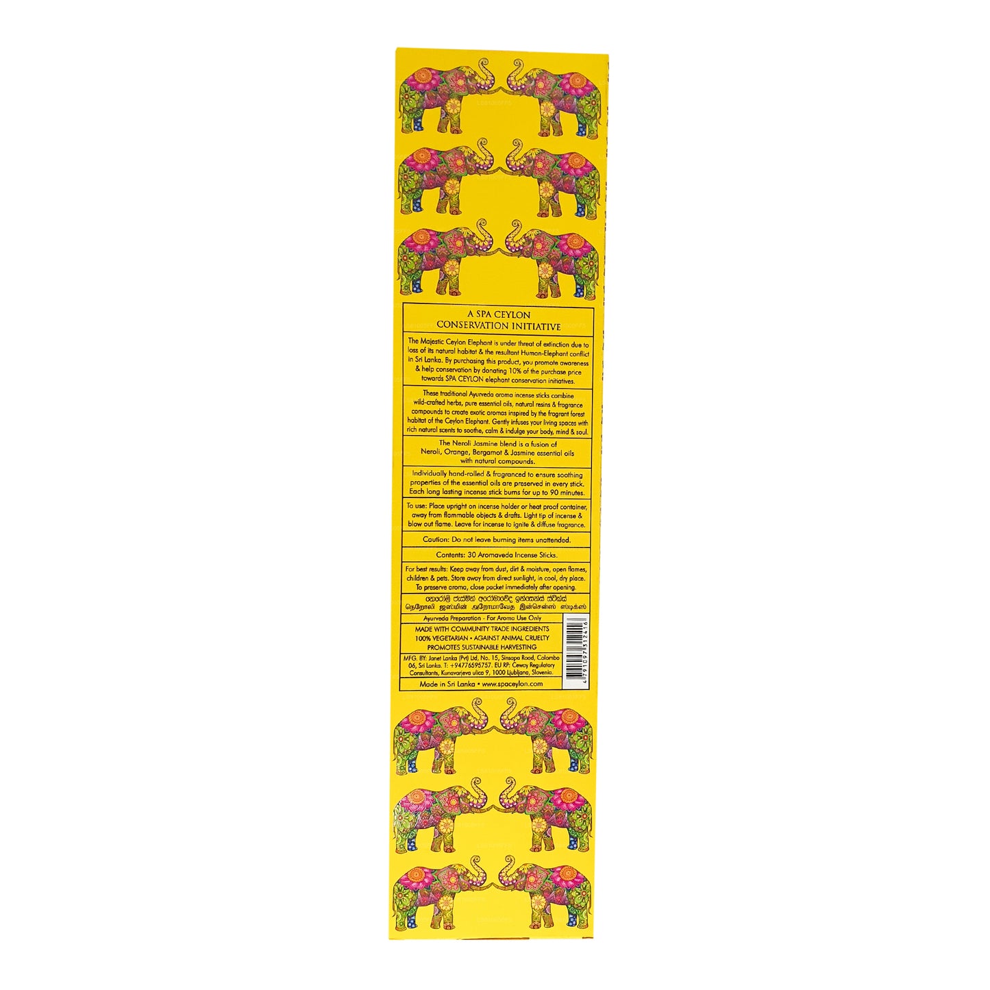 Spa Ceylon Neroli Jasmine Aromaveda (30) Räucherstäbchen