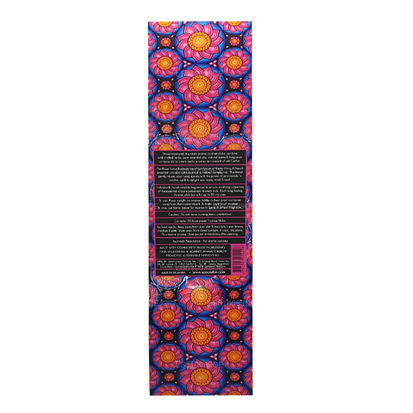 Spa Ceylon Royal Lotus Blossom Aromaveda (30) Räucherstäbchen