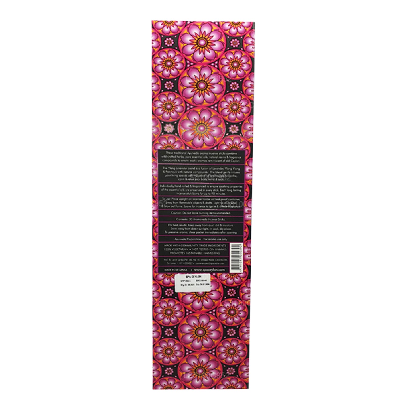 Spa Ceylon Ceylon Ylang Lavender Aromaveda Räucherstäbchen 30