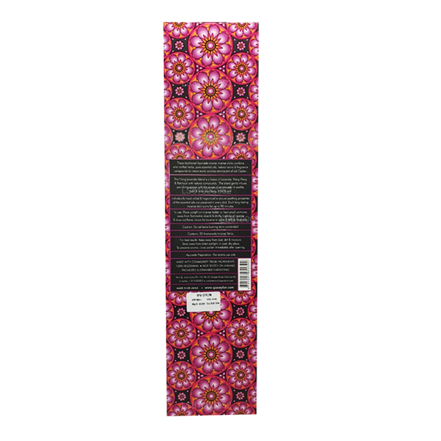 Spa Ceylon Ceylon Ylang Lavender Aromaveda Räucherstäbchen 30
