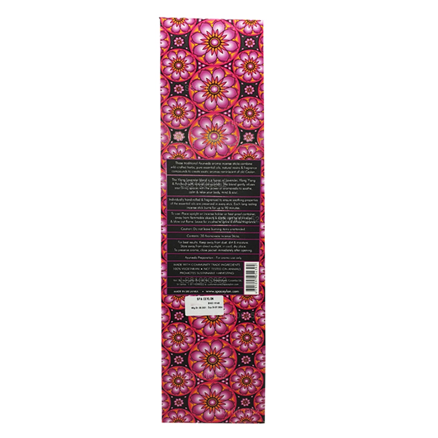Spa Ceylon Ceylon Ylang Lavender Aromaveda Räucherstäbchen 30