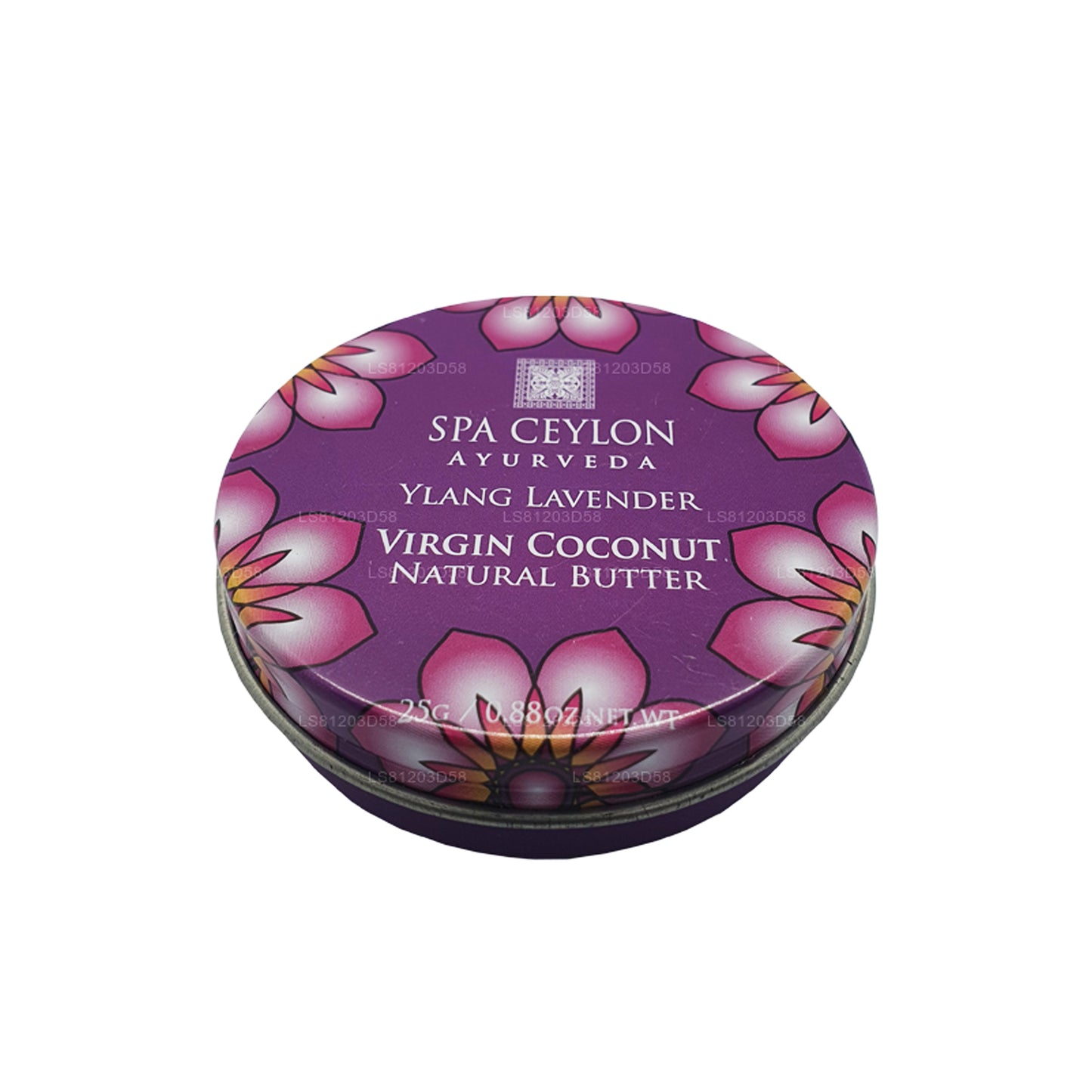 Spa Ceylon Ylang Lavendel Virgin Kokosnussbutter, natürliche Butter (25 g)