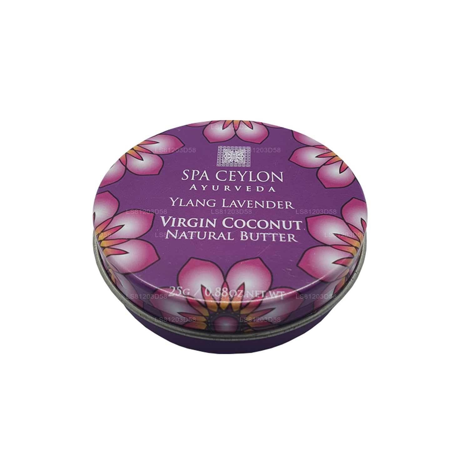 Spa Ceylon Ylang Lavendel Virgin Kokosnussbutter, natürliche Butter (25 g)