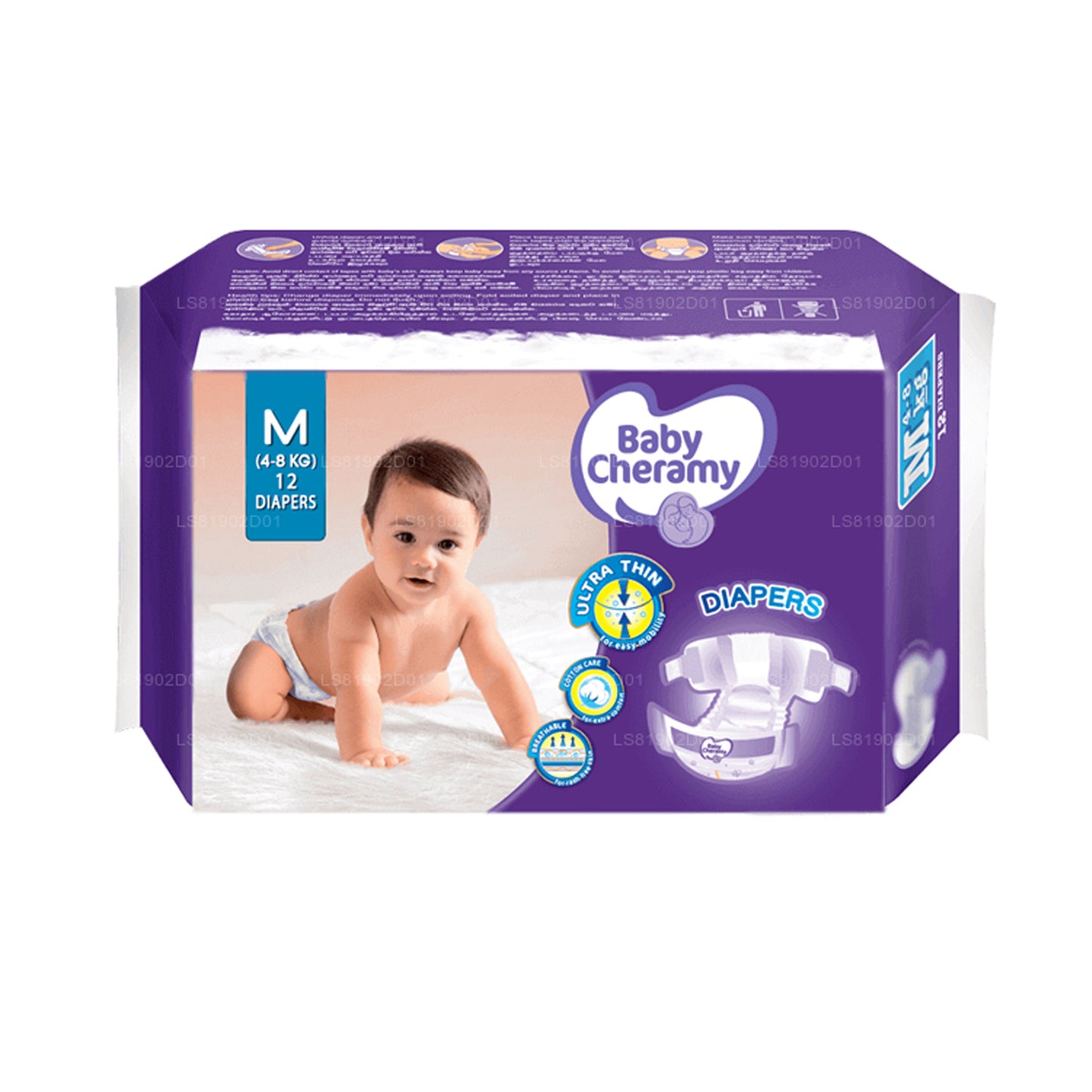 Baby Cheramy Babywindeln (12er-Pack)