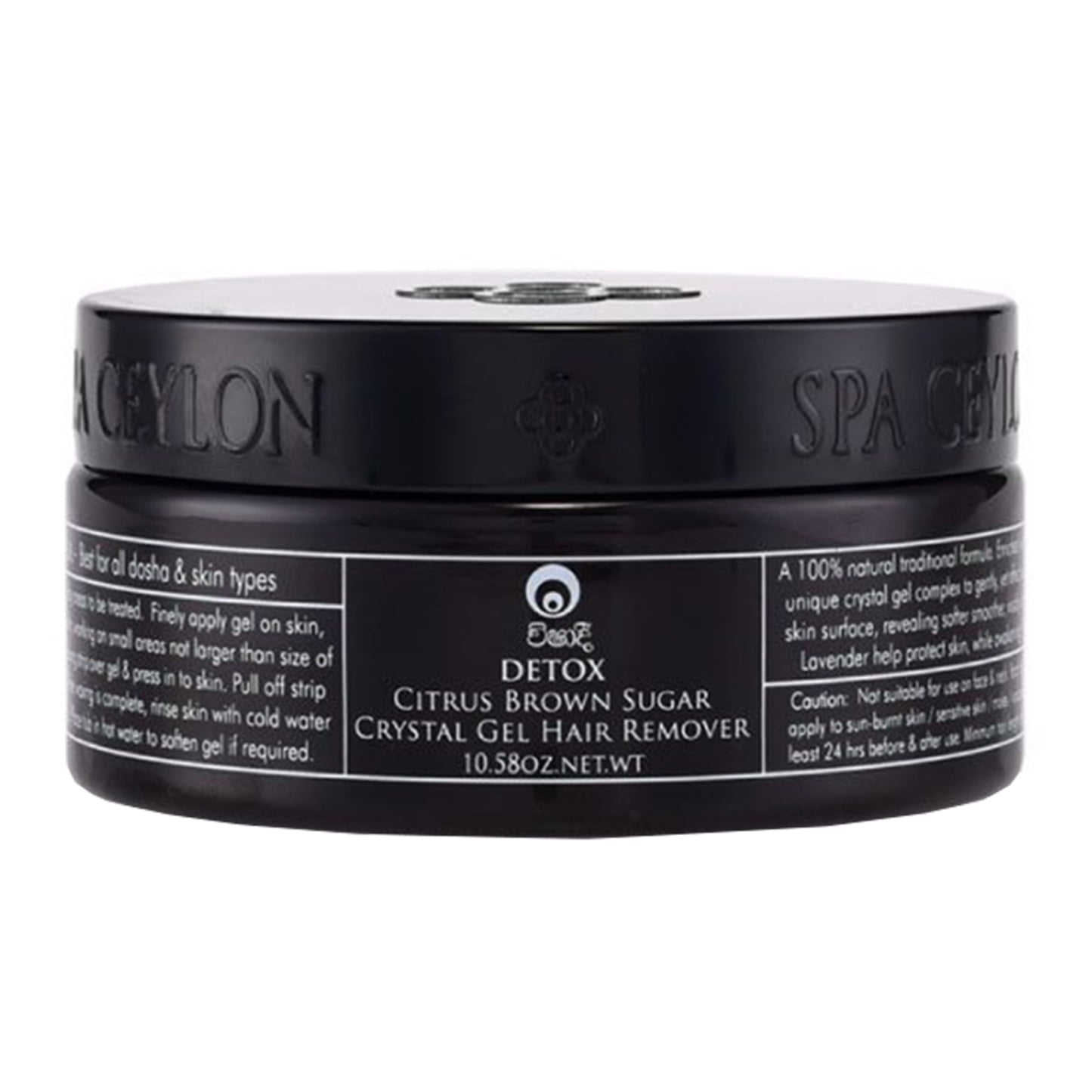 Spa Ceylon Detox Citrus Brauner Zucker Kristallgel Haarentferner (300 g)