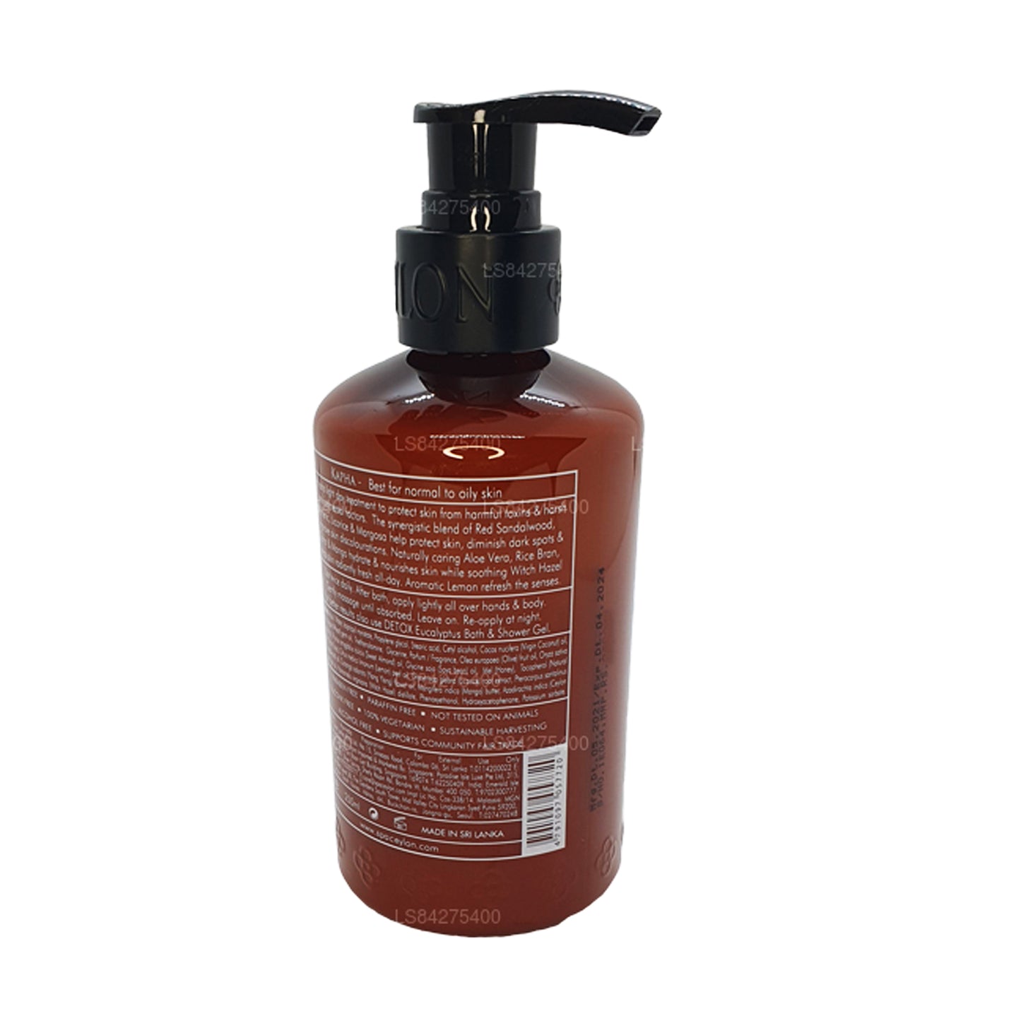 Spa Ceylon Detox Rote Sandelholz-Körperessenz (250 ml)