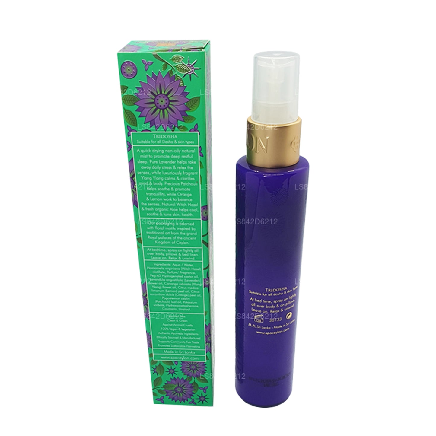 Spa Ceylon Schlafspray für Körper und Kissen, 100 ml